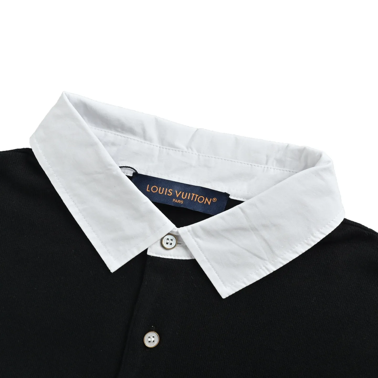 Louis Vuitton 25Fw jacquard jacquard lapel sweater